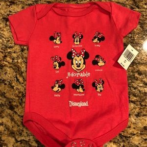 🌟SOLD🌟NWT Authentic Disney Parks Minnie Onesie
